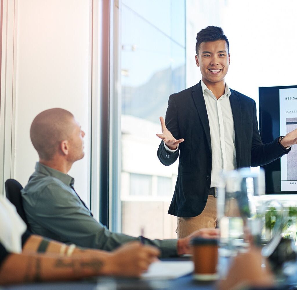 tell me what you think shot of a group of business xd7rg2z